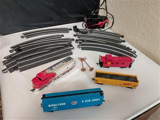 bトレ VINTAGE BACHMAN HO SCALE TRAIN STARTER SET SANTA FE #307 W